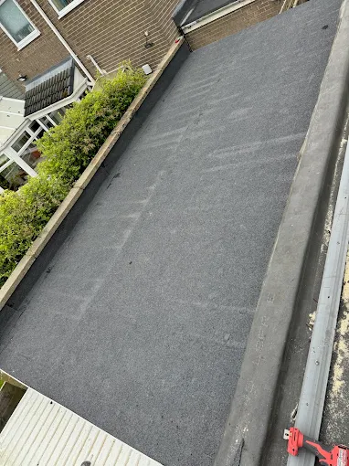 Flat roof installation by S&R Roofing