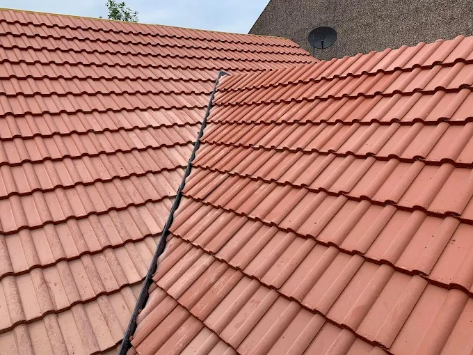 Tiled roof installation by S&R Roofing in the North East